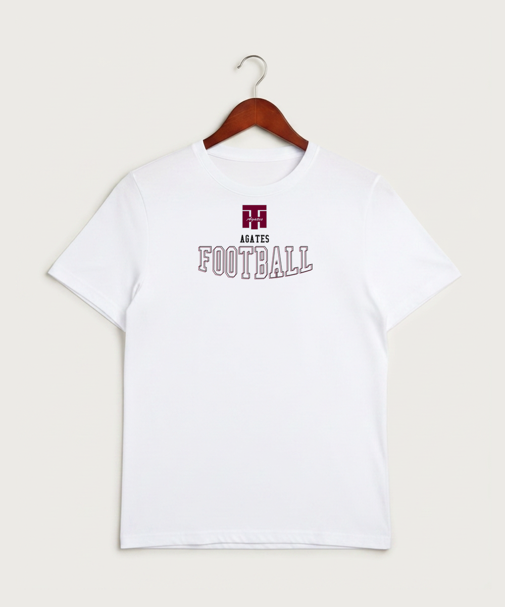 Two Harbors High School Football (Boys) - White Sport-Tek PosiCharge Competitor Tee. ST350