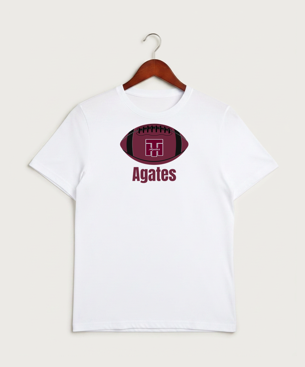 Two Harbors High School Football (Boys) - White Sport-Tek PosiCharge Competitor Tee. ST350