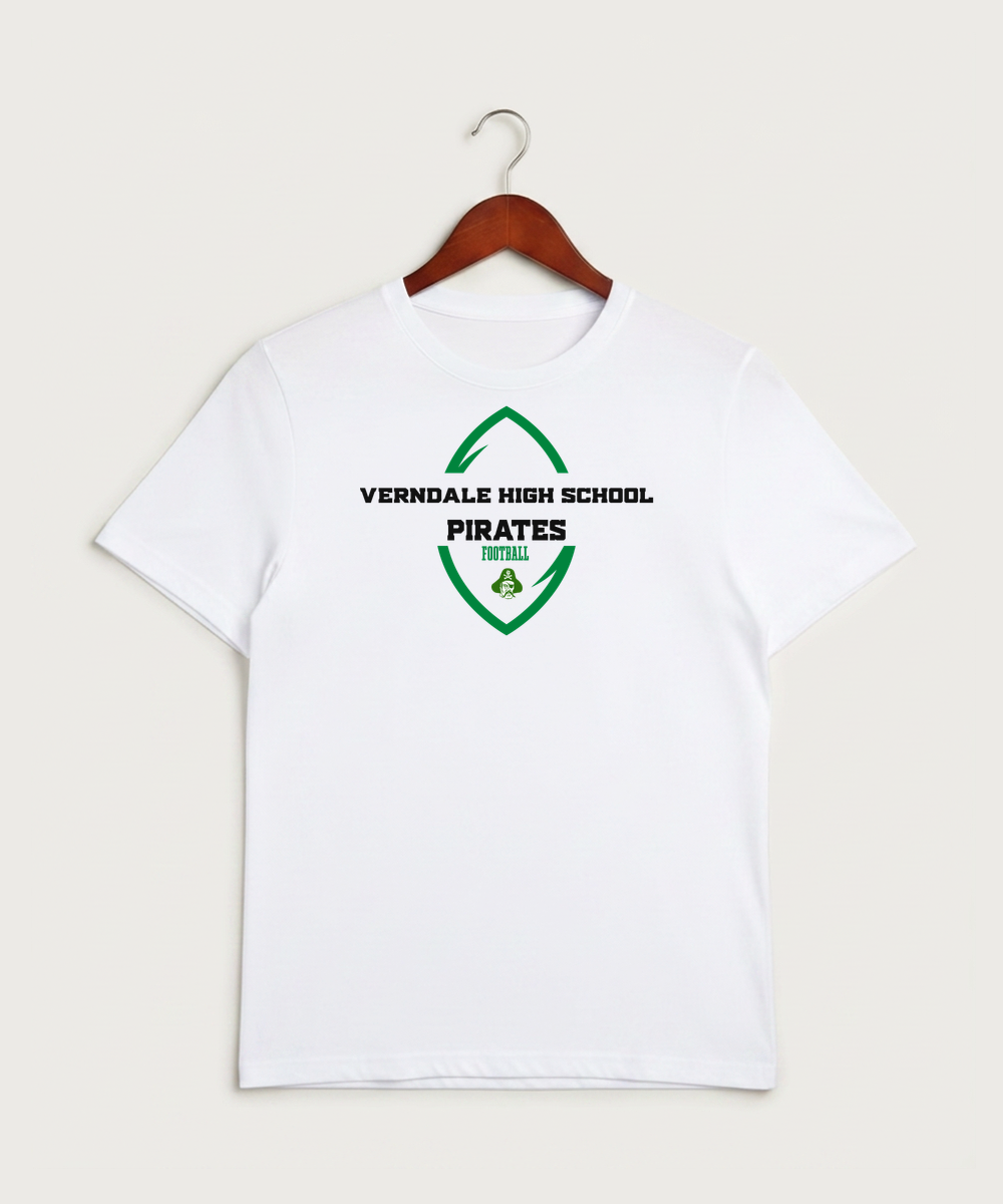 Verndale High School Football (Boys) - White Sport-Tek PosiCharge Competitor Tee. ST350