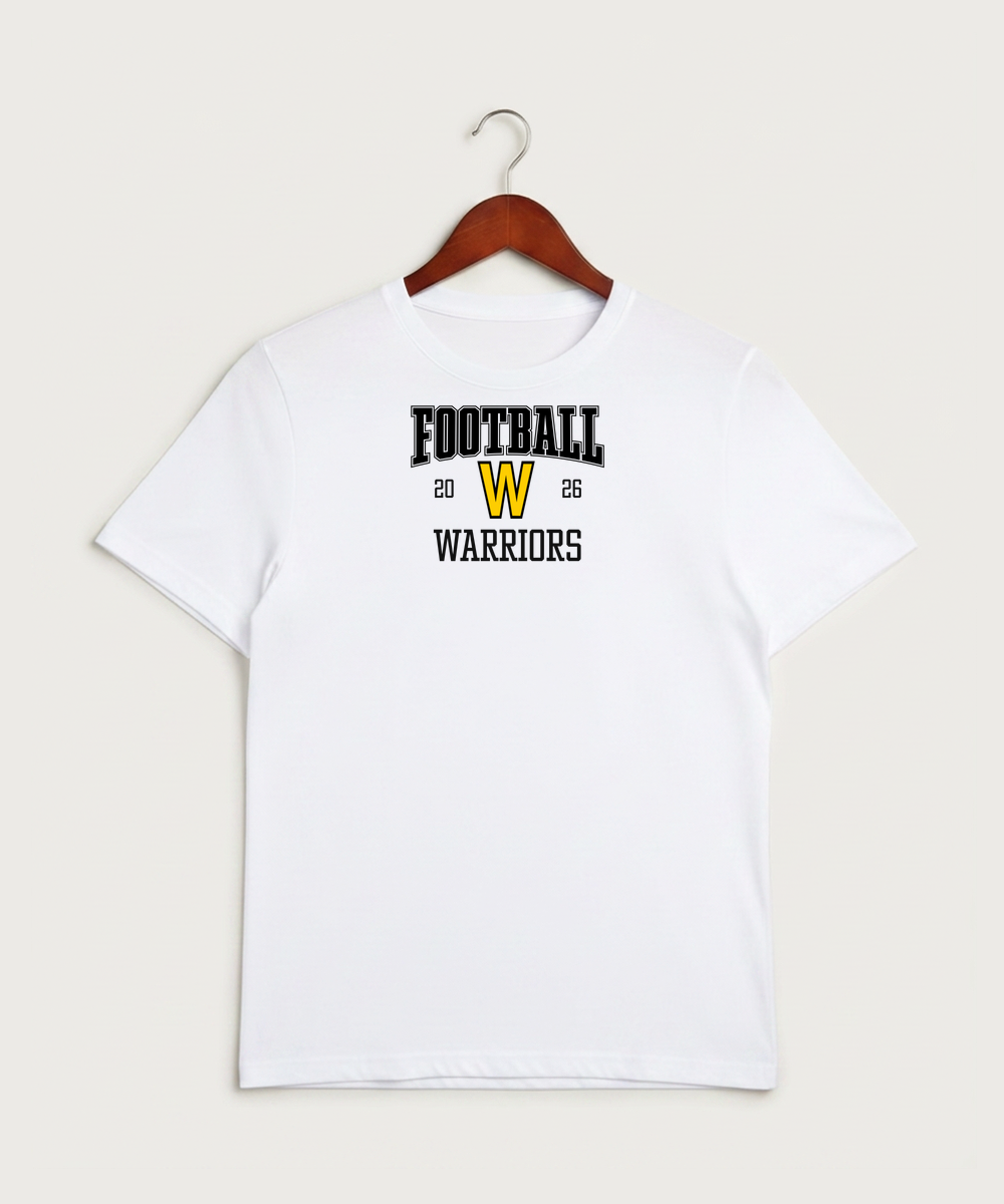 Warroad High School Football (Boys) - White Sport-Tek PosiCharge Competitor Tee. ST350