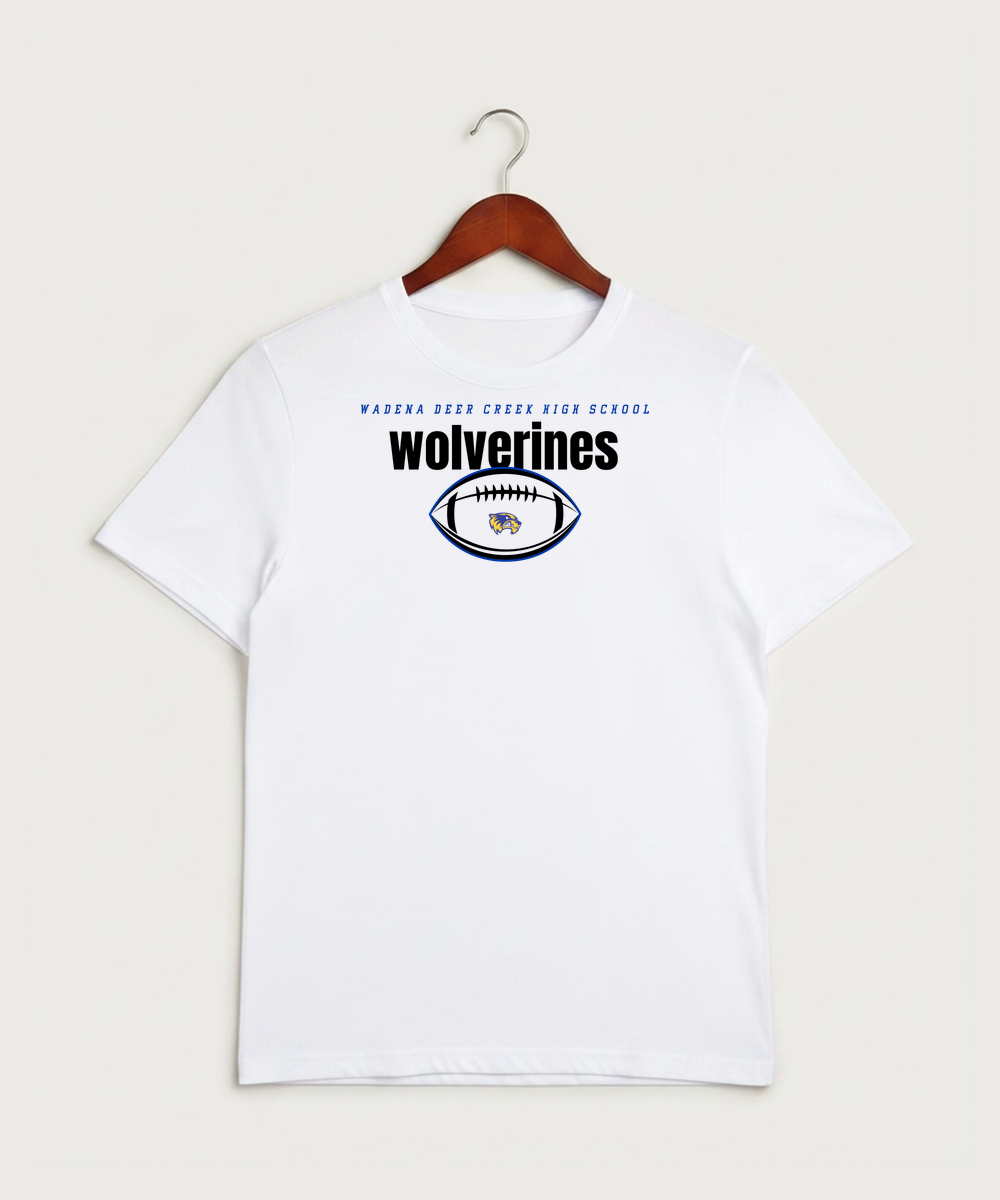 Wadena Deer Creek High School Football (Boys) - White Sport-Tek PosiCharge Competitor Tee. ST350