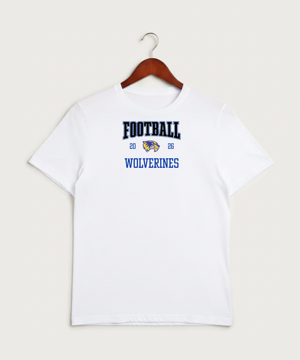 Wadena Deer Creek High School Football (Boys) - White Sport-Tek PosiCharge Competitor Tee. ST350