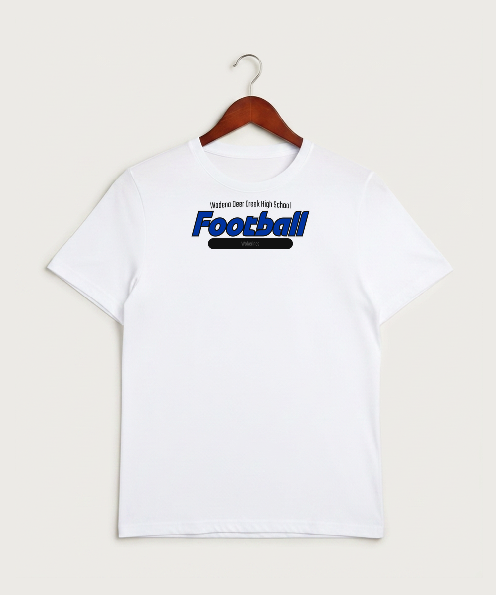 Wadena Deer Creek High School Football (Boys) - White Sport-Tek PosiCharge Competitor Tee. ST350