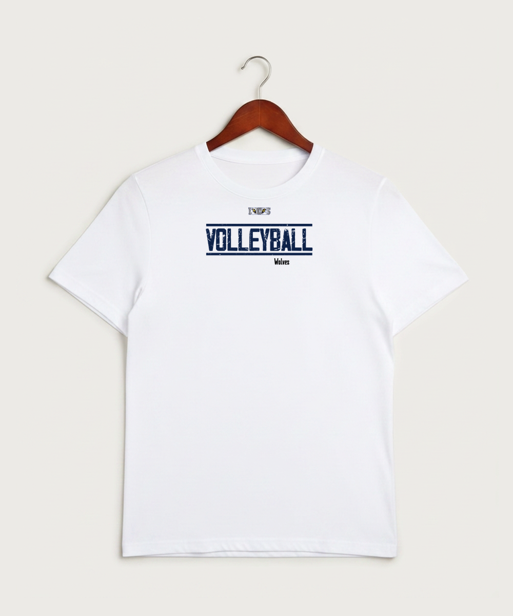 Walker Hackensack Akeley Volleyball (Girls) - White Sport-Tek PosiCharge Competitor Tee. ST350