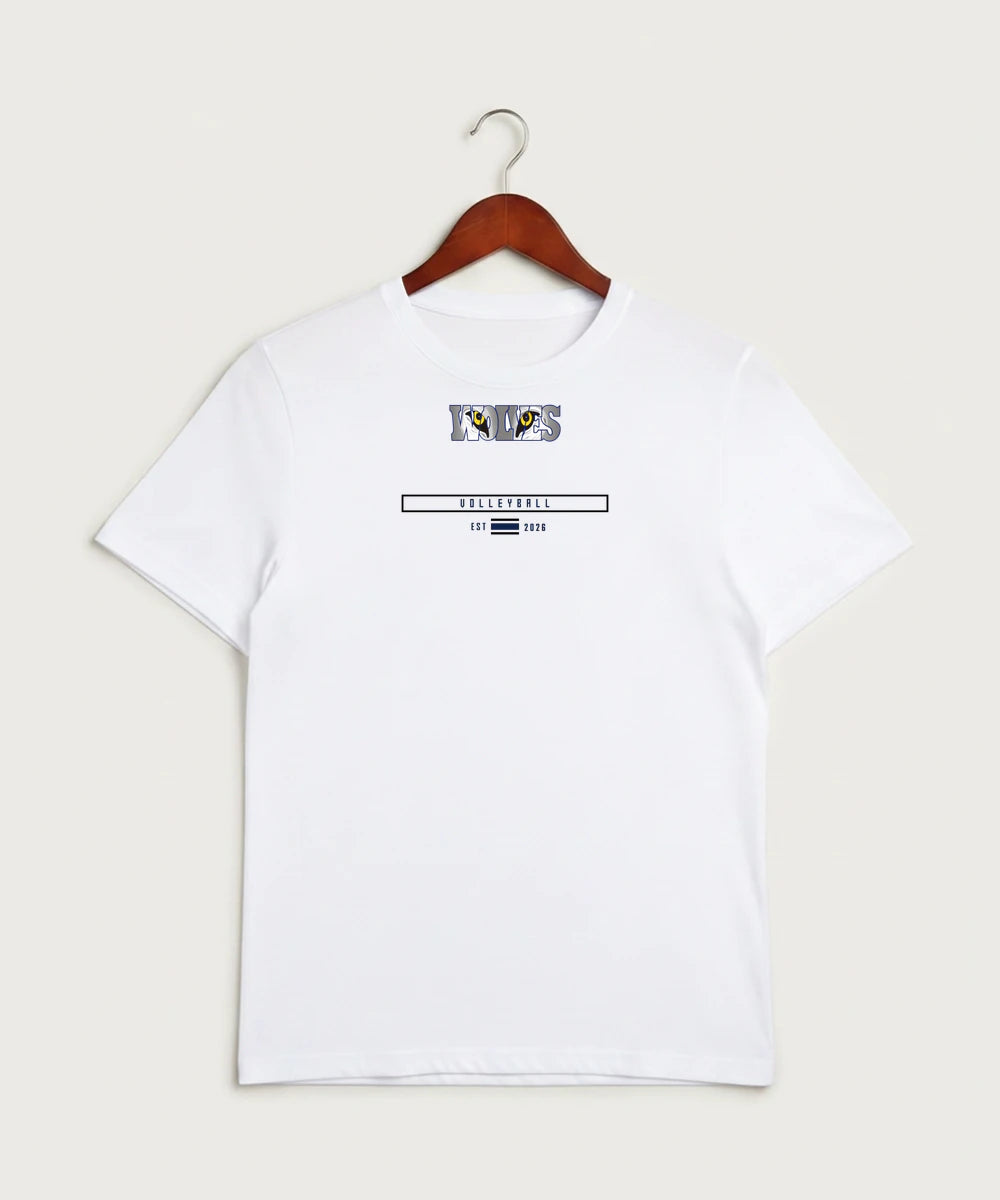 Walker Hackensack Akeley Volleyball (Girls) - White Sport-Tek PosiCharge Competitor Tee. ST350