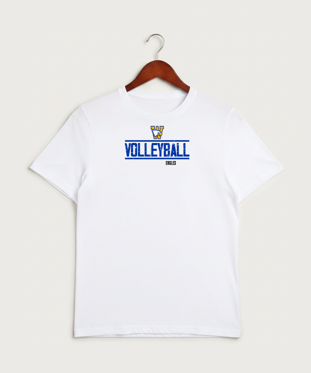 Windom Area High School Volleyball (Girls) - White Sport-Tek PosiCharge Competitor Tee. ST350