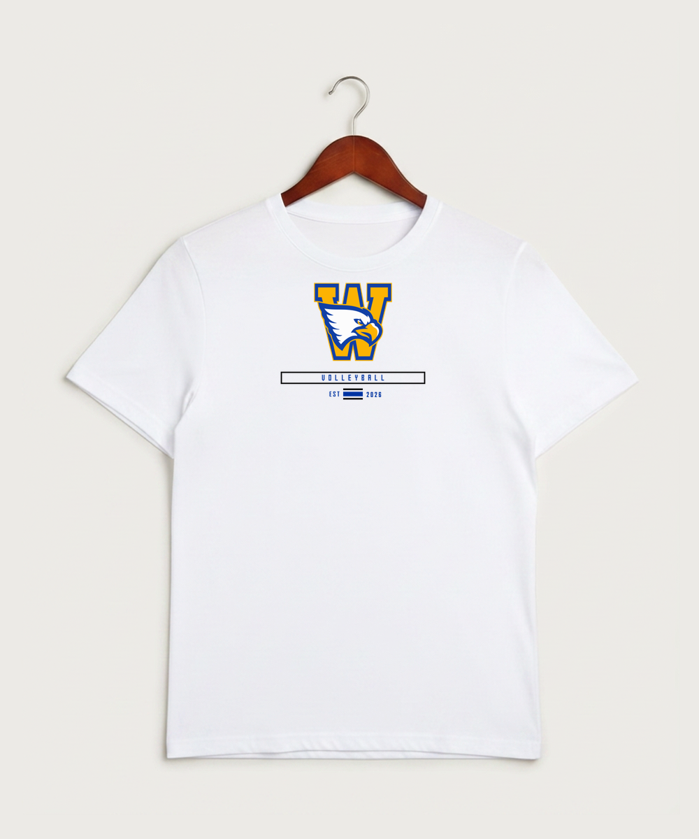 Windom Area High School Volleyball (Girls) - White Sport-Tek PosiCharge Competitor Tee. ST350