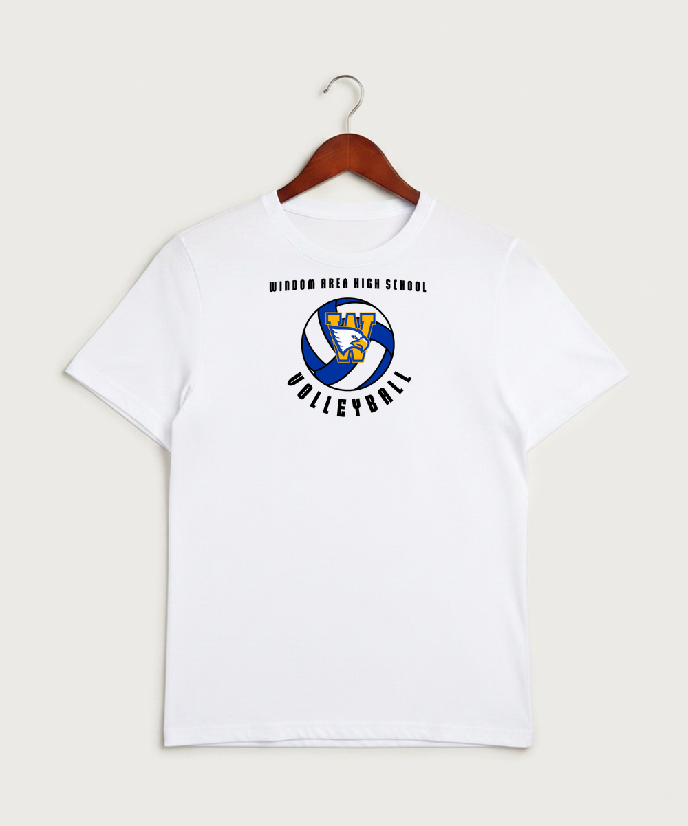 Windom Area High School Volleyball (Girls) - White Sport-Tek PosiCharge Competitor Tee. ST350