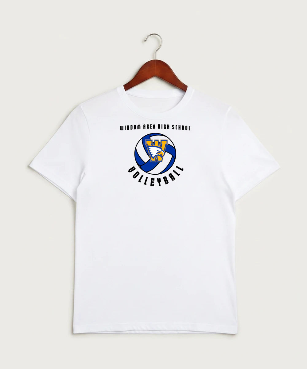 Windom Area High School Volleyball (Girls) - White Sport-Tek PosiCharge Competitor Tee. ST350
