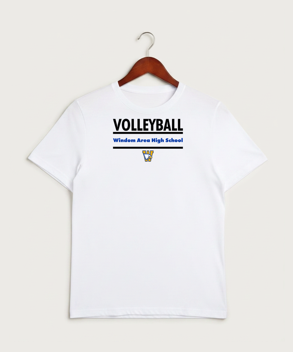Windom Area High School Volleyball (Girls) - White Sport-Tek PosiCharge Competitor Tee. ST350
