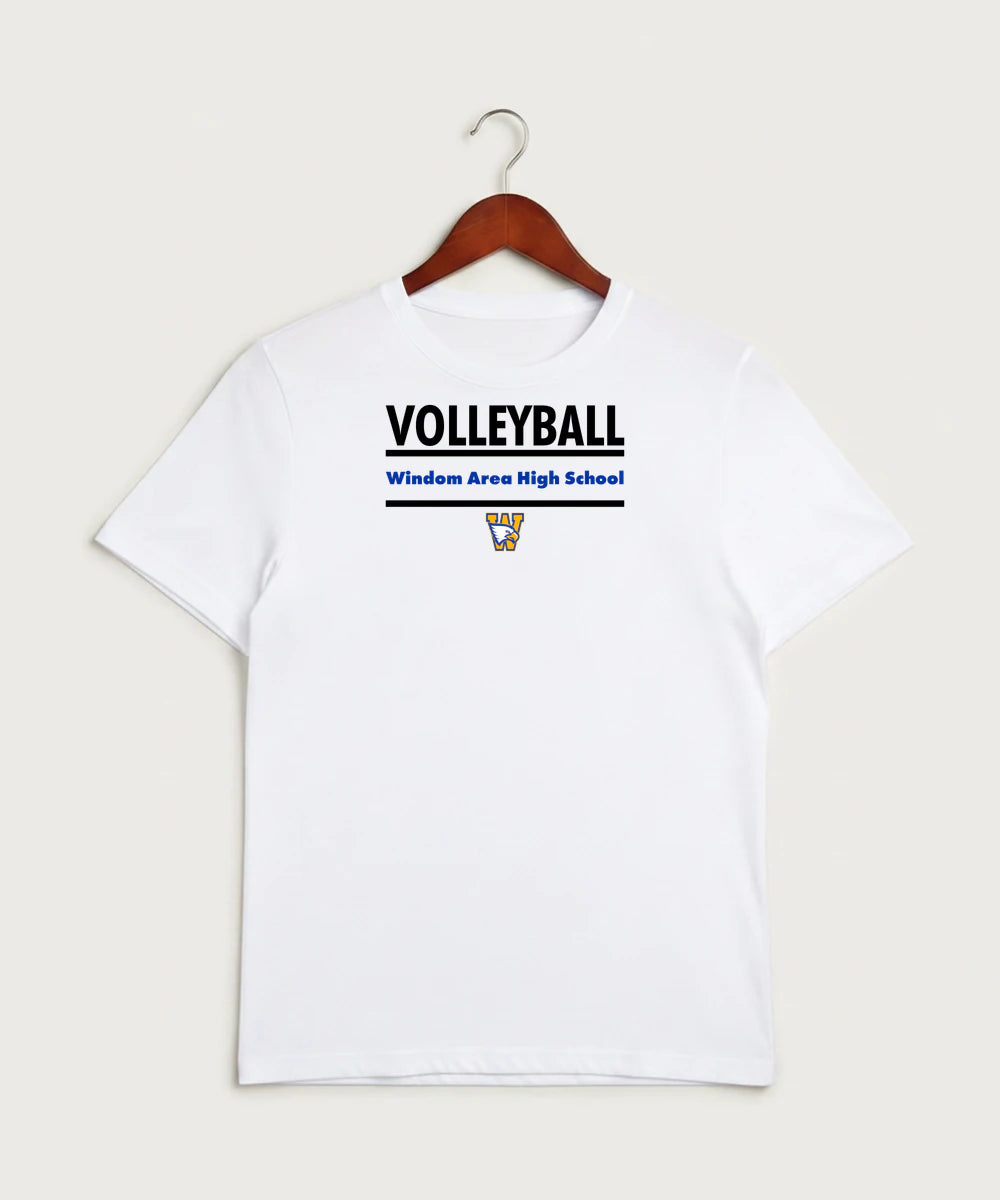 Windom Area High School Volleyball (Girls) - White Sport-Tek PosiCharge Competitor Tee. ST350