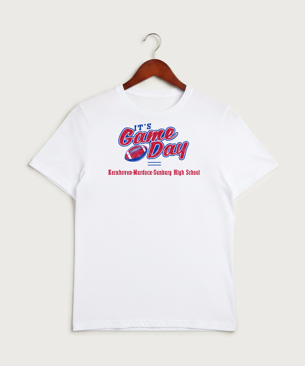 Kerkhoven-Murdock-Sunburg High School Football (Boys) - White Sport-Tek PosiCharge Competitor Tee. ST350