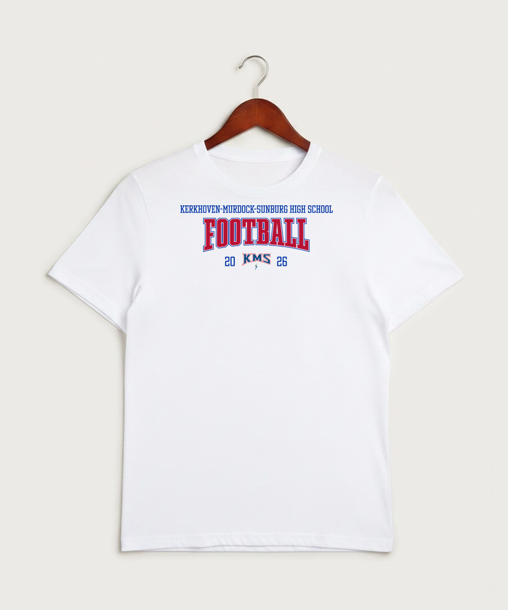 Kerkhoven-Murdock-Sunburg High School Football (Boys) - White Sport-Tek PosiCharge Competitor Tee. ST350