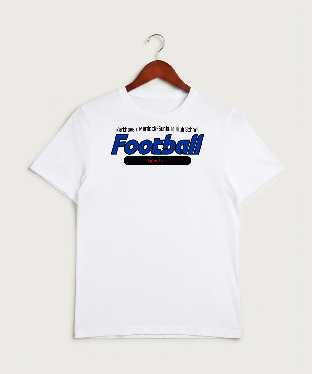 Kerkhoven-Murdock-Sunburg High School Football (Boys) - White Sport-Tek PosiCharge Competitor Tee. ST350