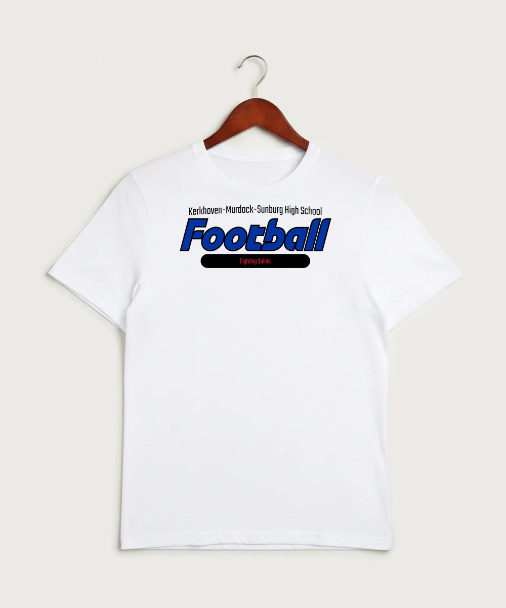 Kerkhoven-Murdock-Sunburg High School Football (Boys) - White Sport-Tek PosiCharge Competitor Tee. ST350