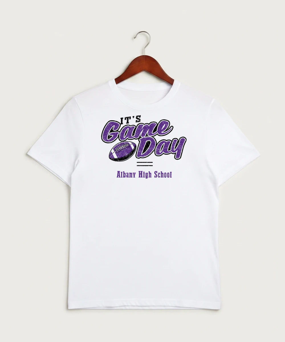 Albany High School Football (Boys) - White Sport-Tek PosiCharge Competitor Tee. ST350