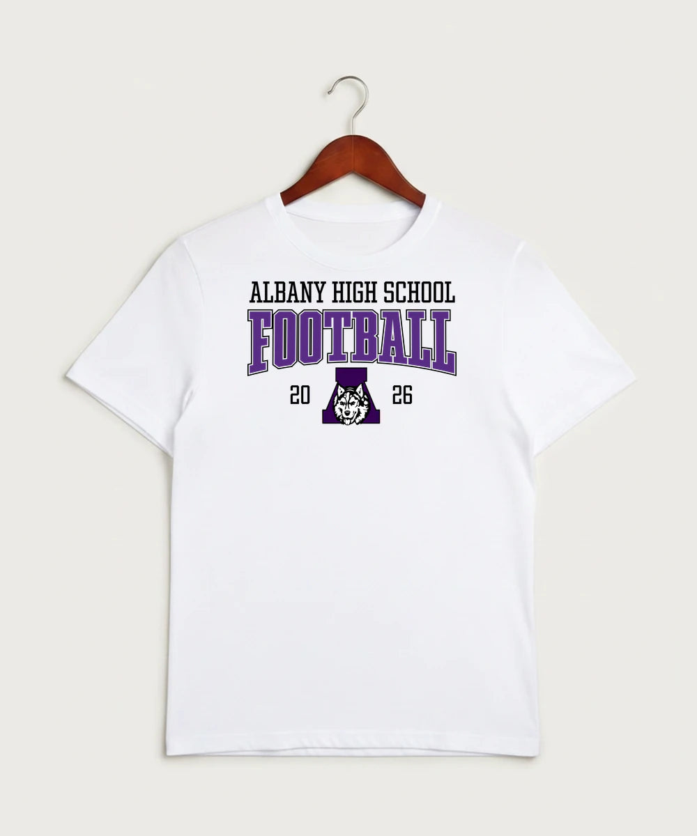 Albany High School Football (Boys) - White Sport-Tek PosiCharge Competitor Tee. ST350