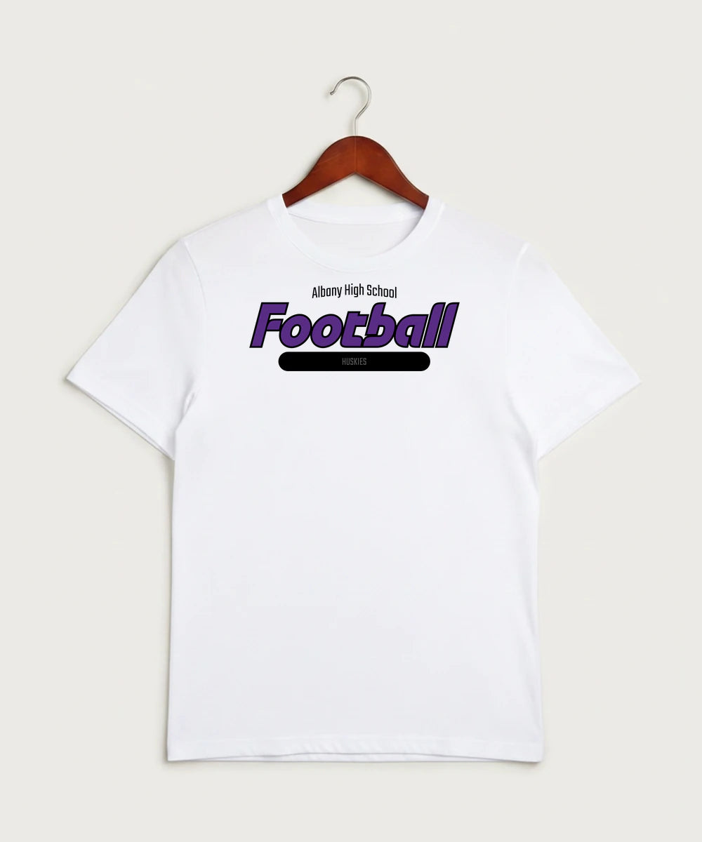 Albany High School Football (Boys) - White Sport-Tek PosiCharge Competitor Tee. ST350