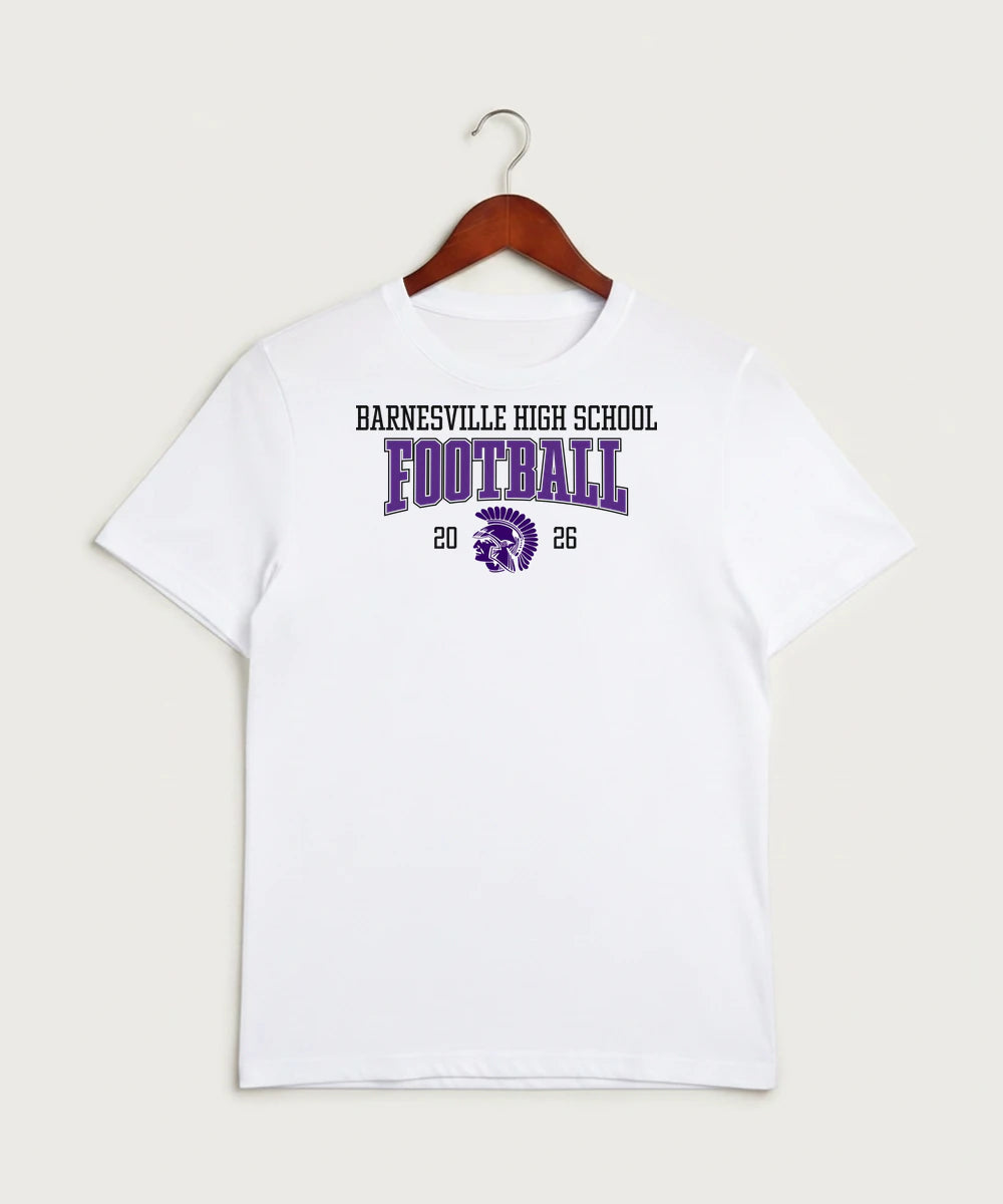 Barnesville High School Football (Boys) - White Sport-Tek PosiCharge Competitor Tee. ST350
