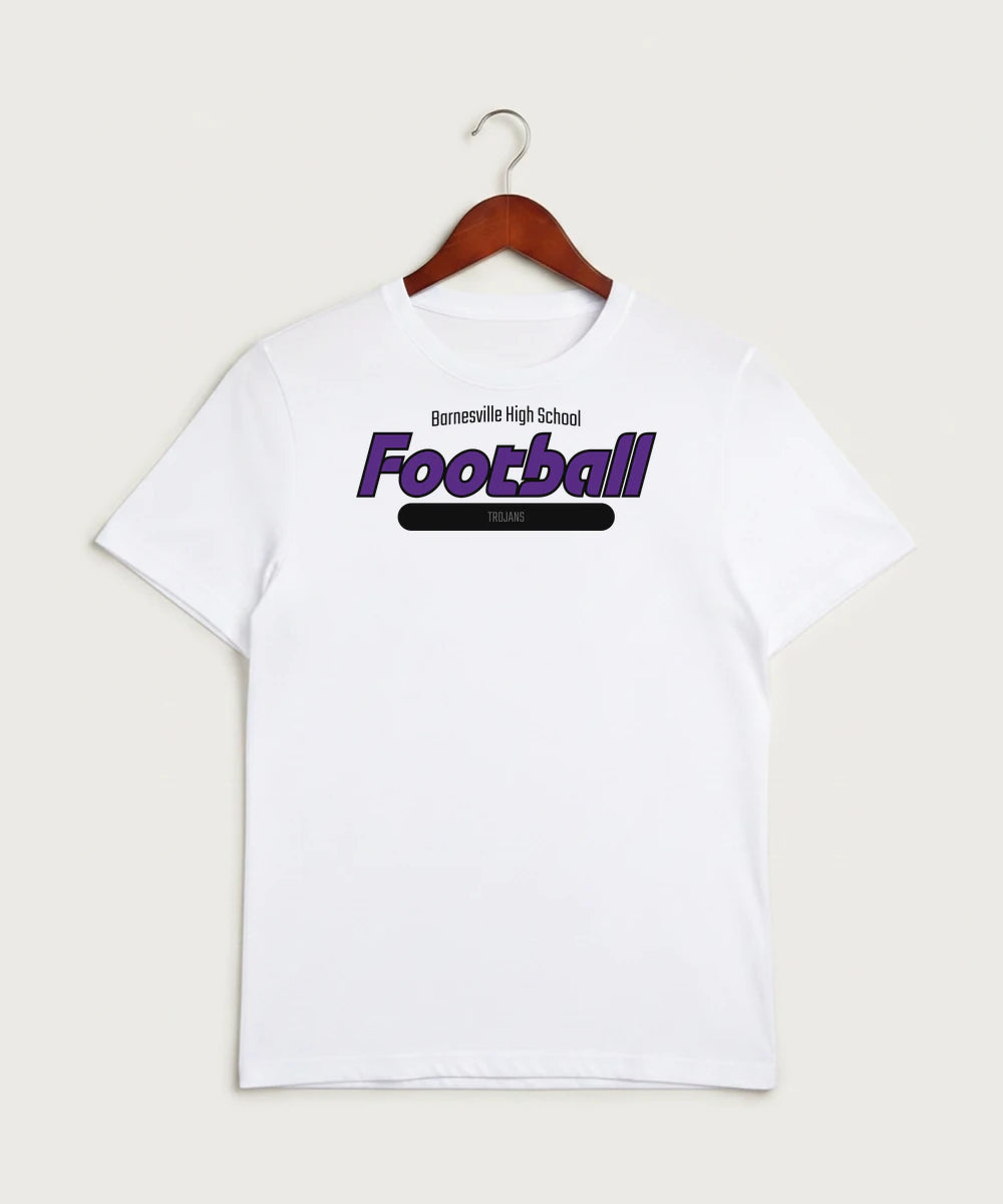 Barnesville High School Football (Boys) - White Sport-Tek PosiCharge Competitor Tee. ST350