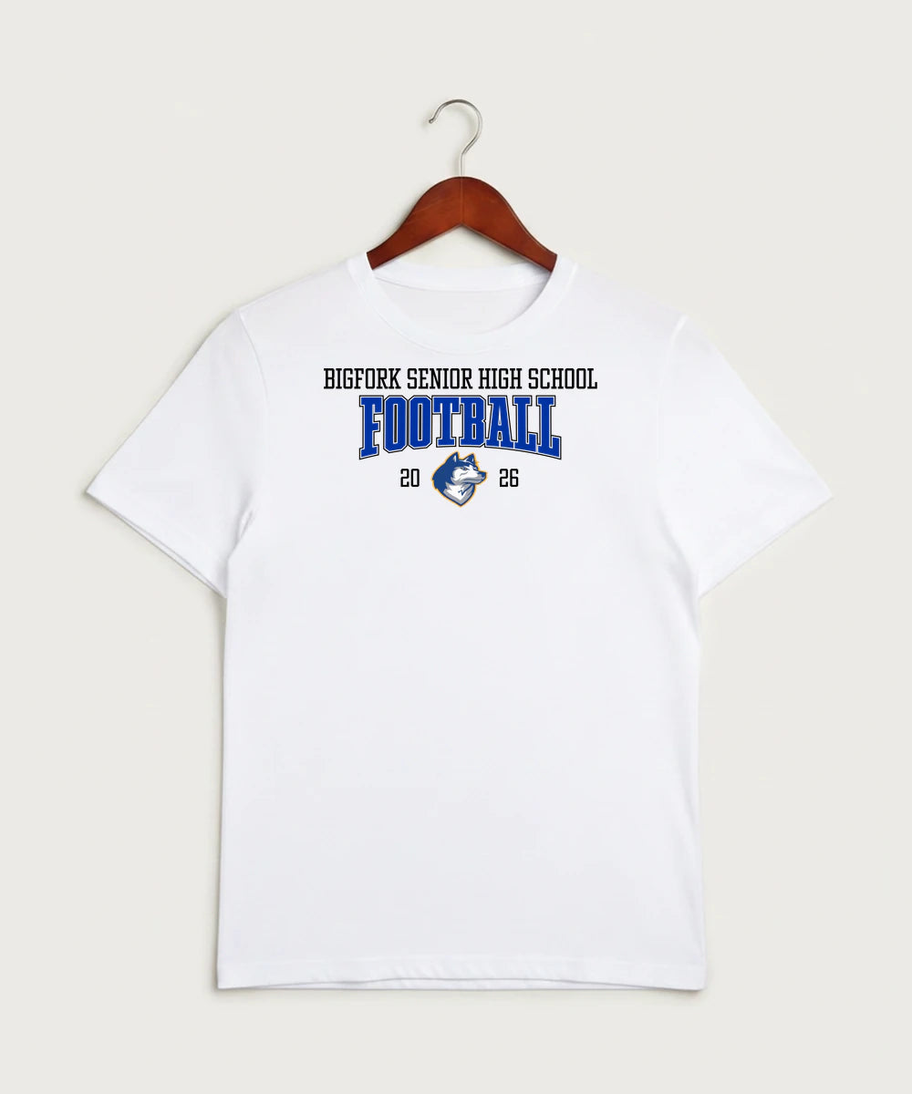 Bigfork Senior High School Football (Boys) - White Sport-Tek PosiCharge Competitor Tee. ST350