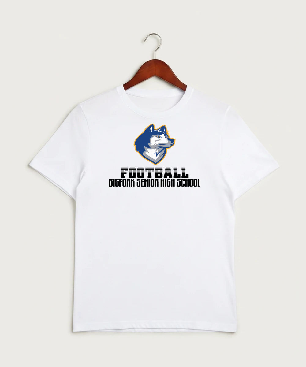 Bigfork Senior High School Football (Boys) - White Sport-Tek PosiCharge Competitor Tee. ST350