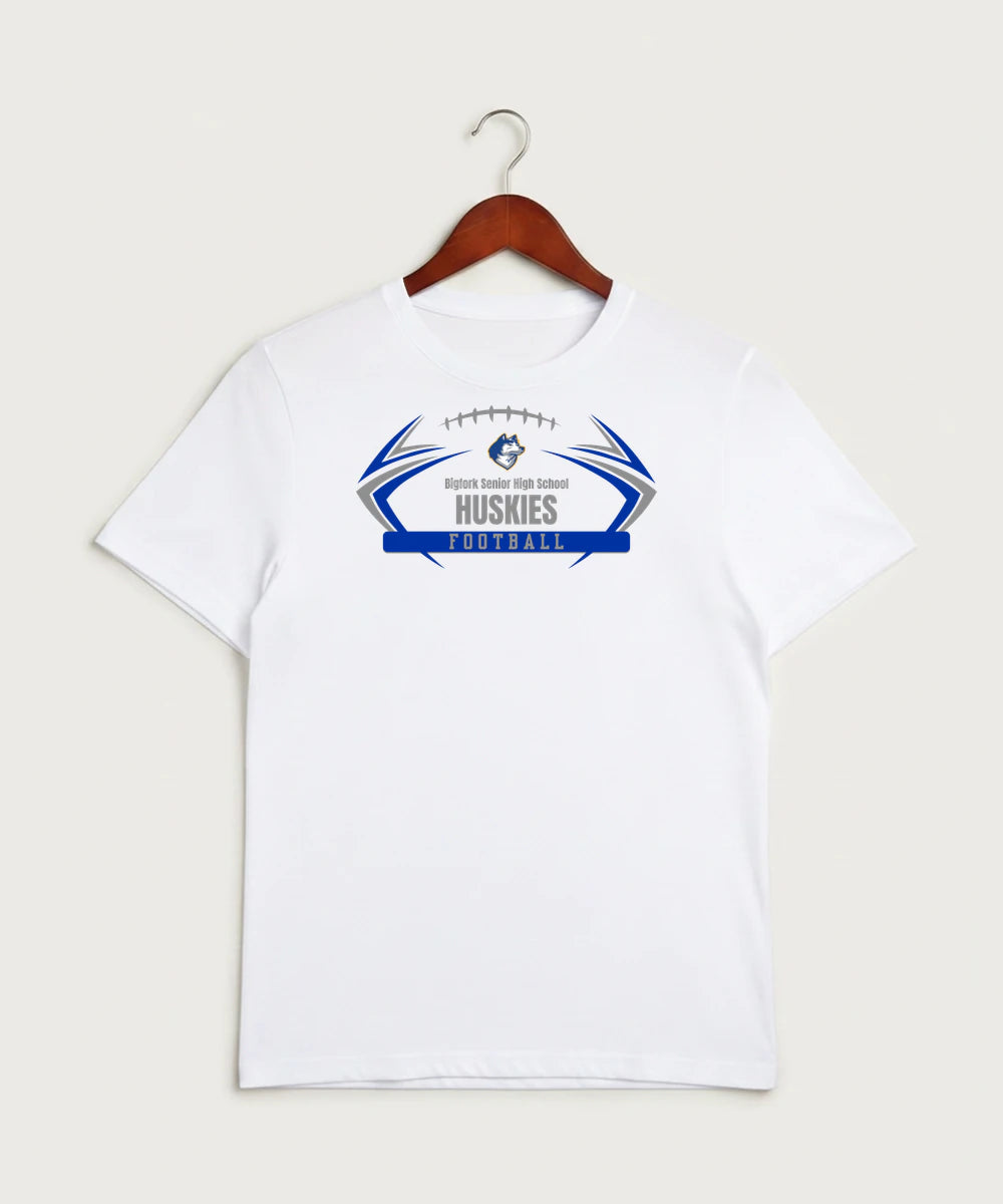 Bigfork Senior High School Football (Boys) - White Sport-Tek PosiCharge Competitor Tee. ST350