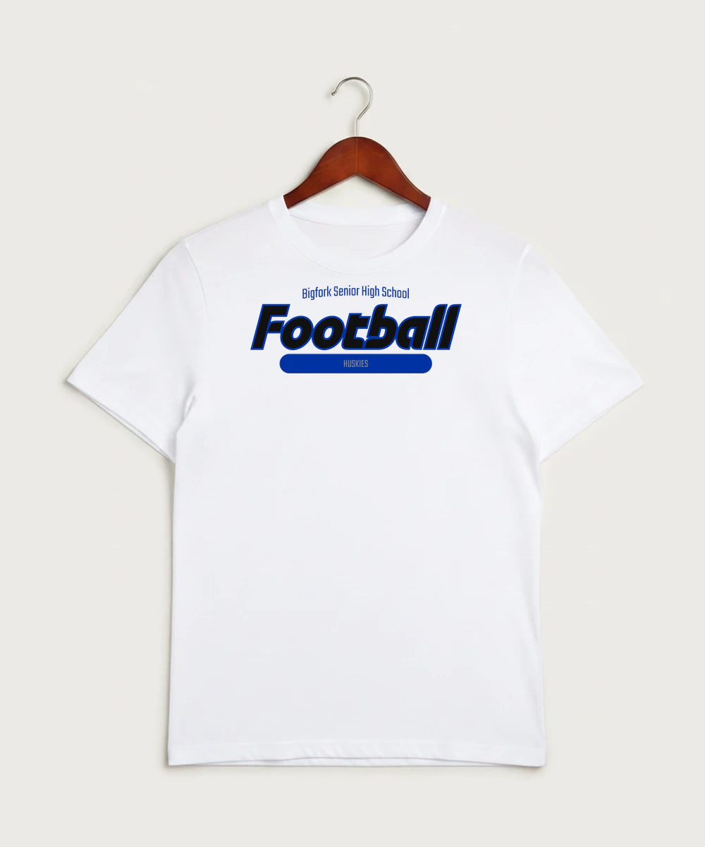 Bigfork Senior High School Football (Boys) - White Sport-Tek PosiCharge Competitor Tee. ST350
