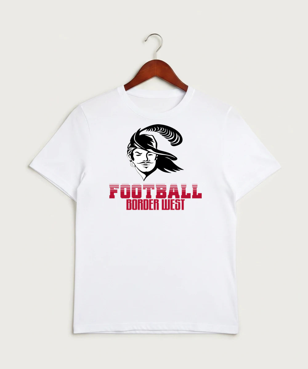 Border West Football (Boys) - White Sport-Tek PosiCharge Competitor Tee. ST350