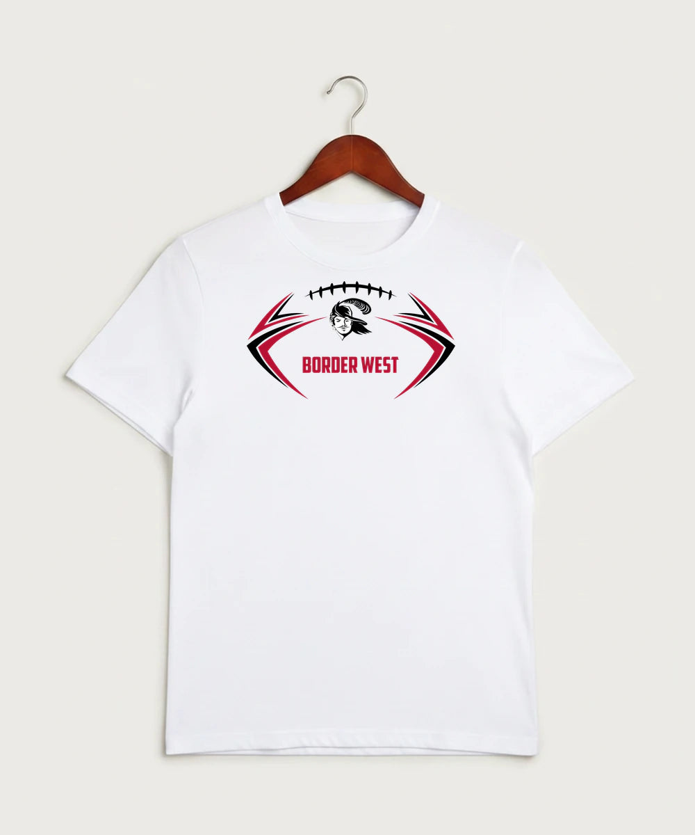 Border West Football (Boys) - White Sport-Tek PosiCharge Competitor Tee. ST350
