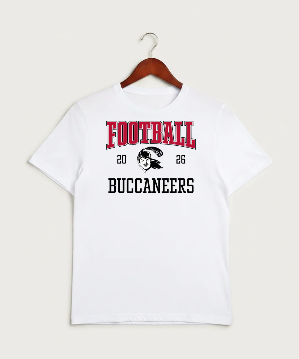 Border West Football (Boys) - White Sport-Tek PosiCharge Competitor Tee. ST350