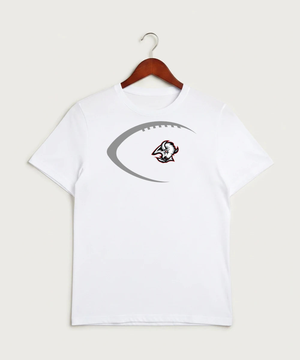 Buffalo High School Football (Boys) - White Sport-Tek PosiCharge Competitor Tee. ST350