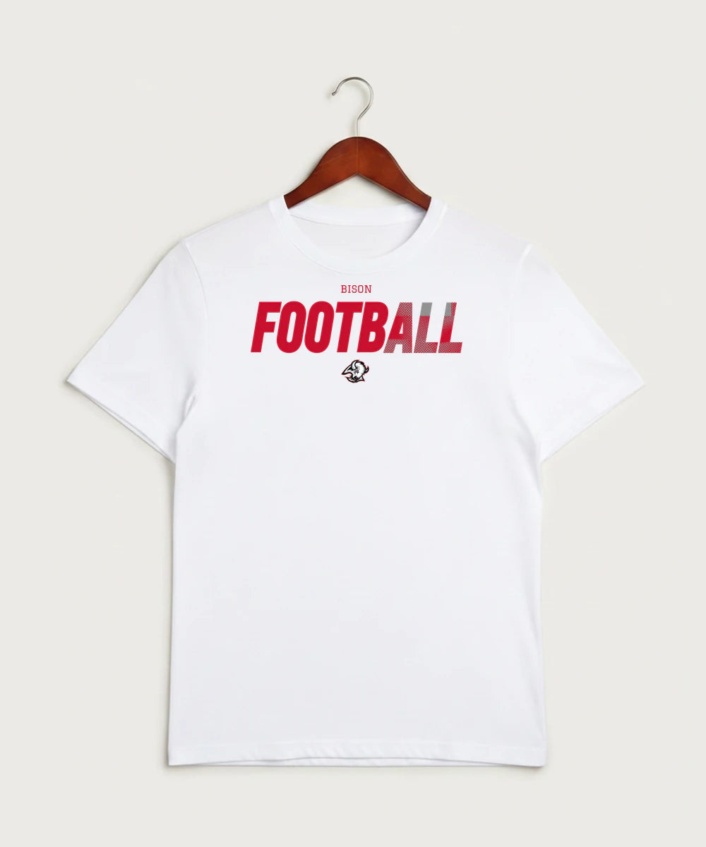 Buffalo High School Football (Boys) - White Sport-Tek PosiCharge Competitor Tee. ST350