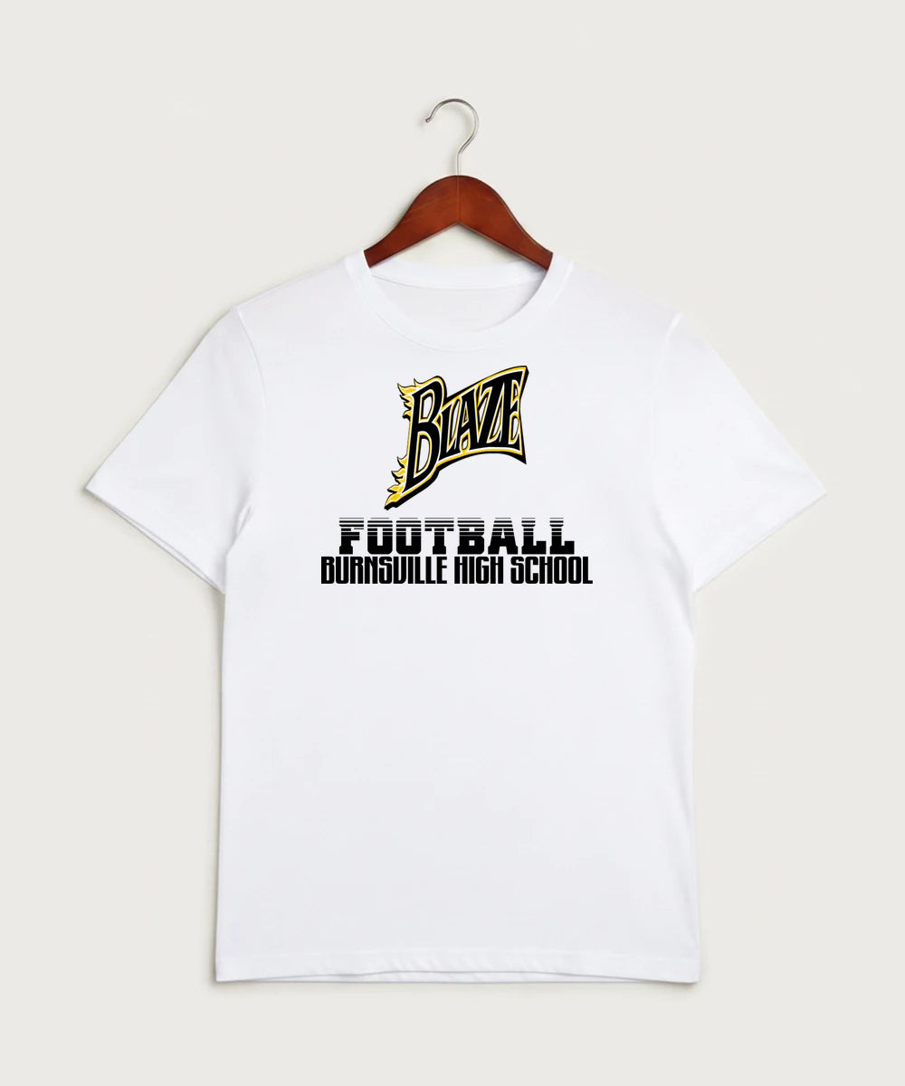 Burnsville High School Football (Boys) - White Sport-Tek PosiCharge Competitor Tee. ST350