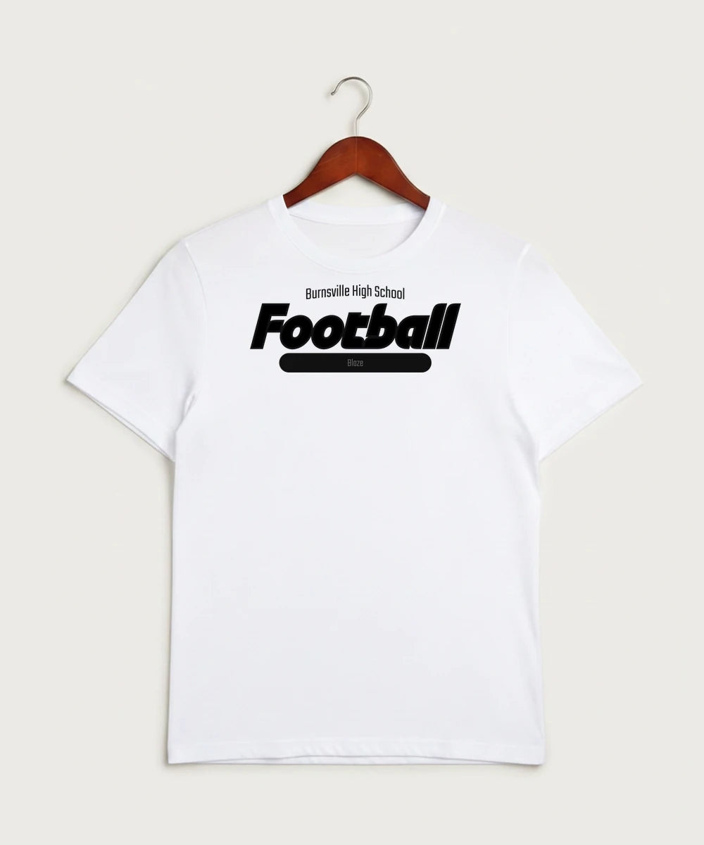Burnsville High School Football (Boys) - White Sport-Tek PosiCharge Competitor Tee. ST350