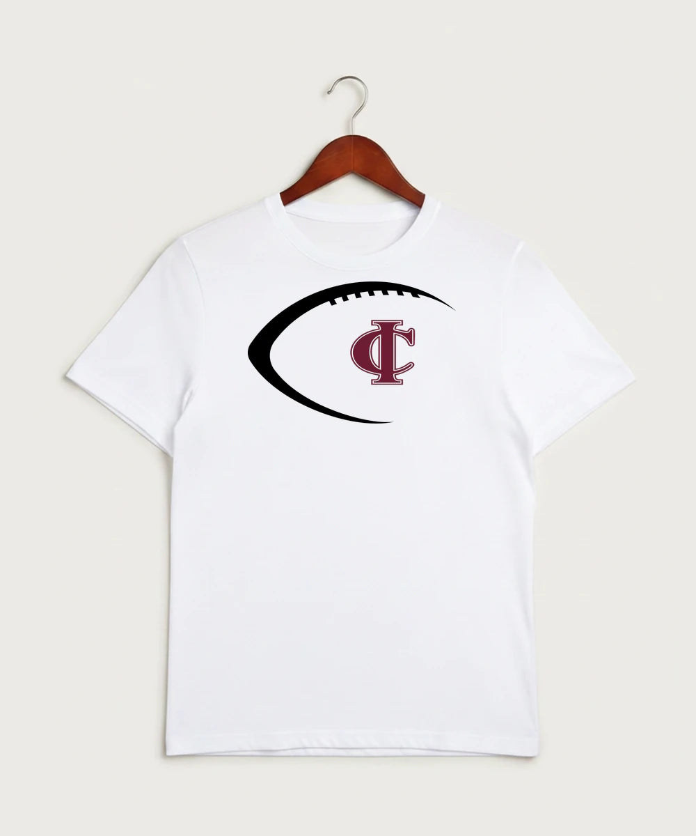 Crosby Ironton High School Football (Boys) - White Sport-Tek PosiCharge Competitor Tee. ST350