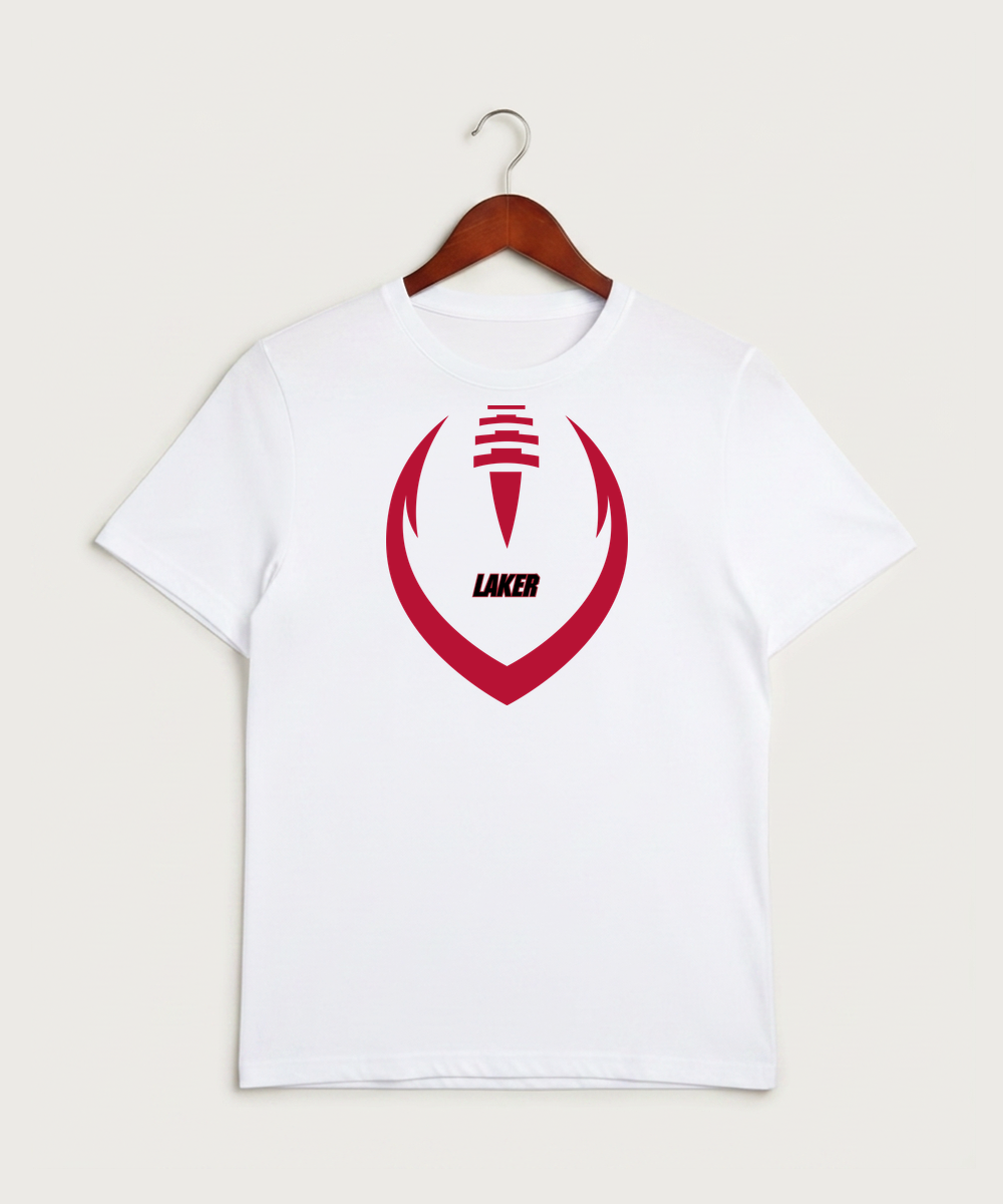 Detroit Lakes Community High School Football (Boys) - White Sport-Tek PosiCharge Competitor Tee. ST350
