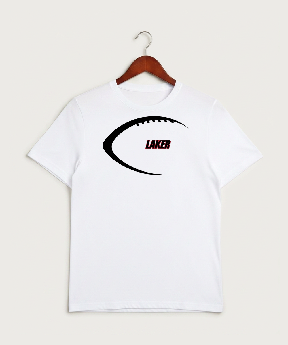 Detroit Lakes Community High School Football (Boys) - White Sport-Tek PosiCharge Competitor Tee. ST350