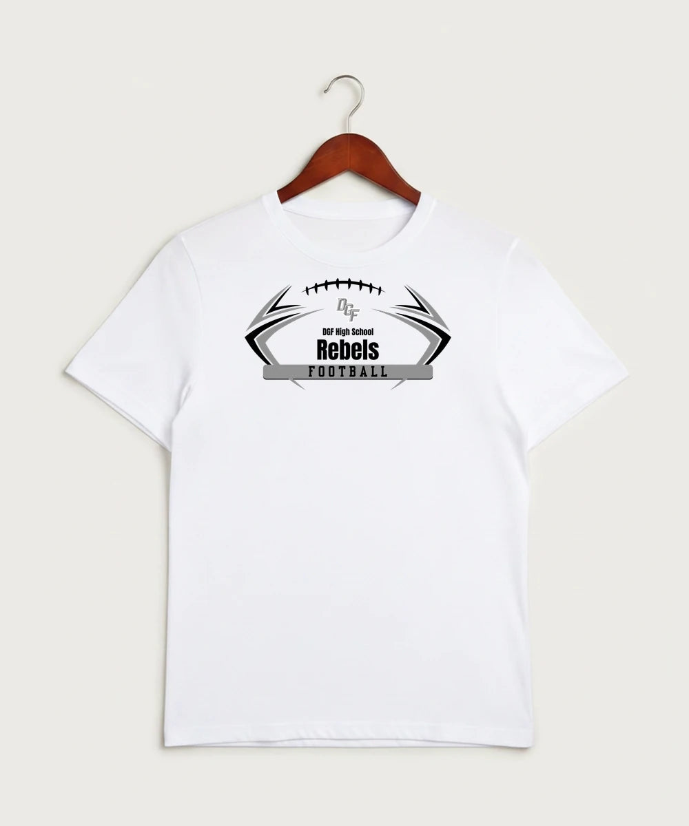 DGF High School Football (Boys) - White Sport-Tek PosiCharge Competitor Tee. ST350