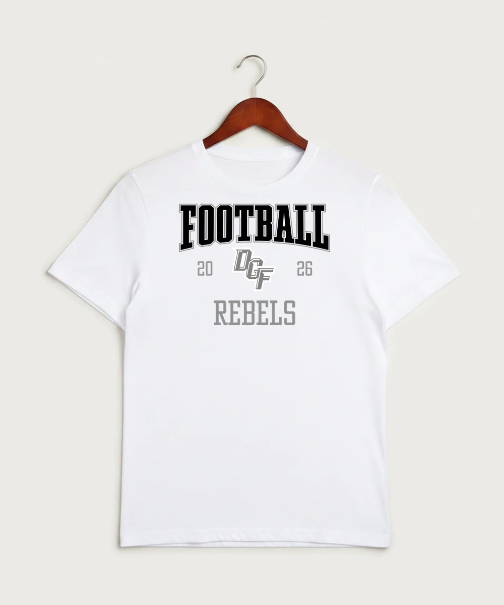 DGF High School Football (Boys) - White Sport-Tek PosiCharge Competitor Tee. ST350
