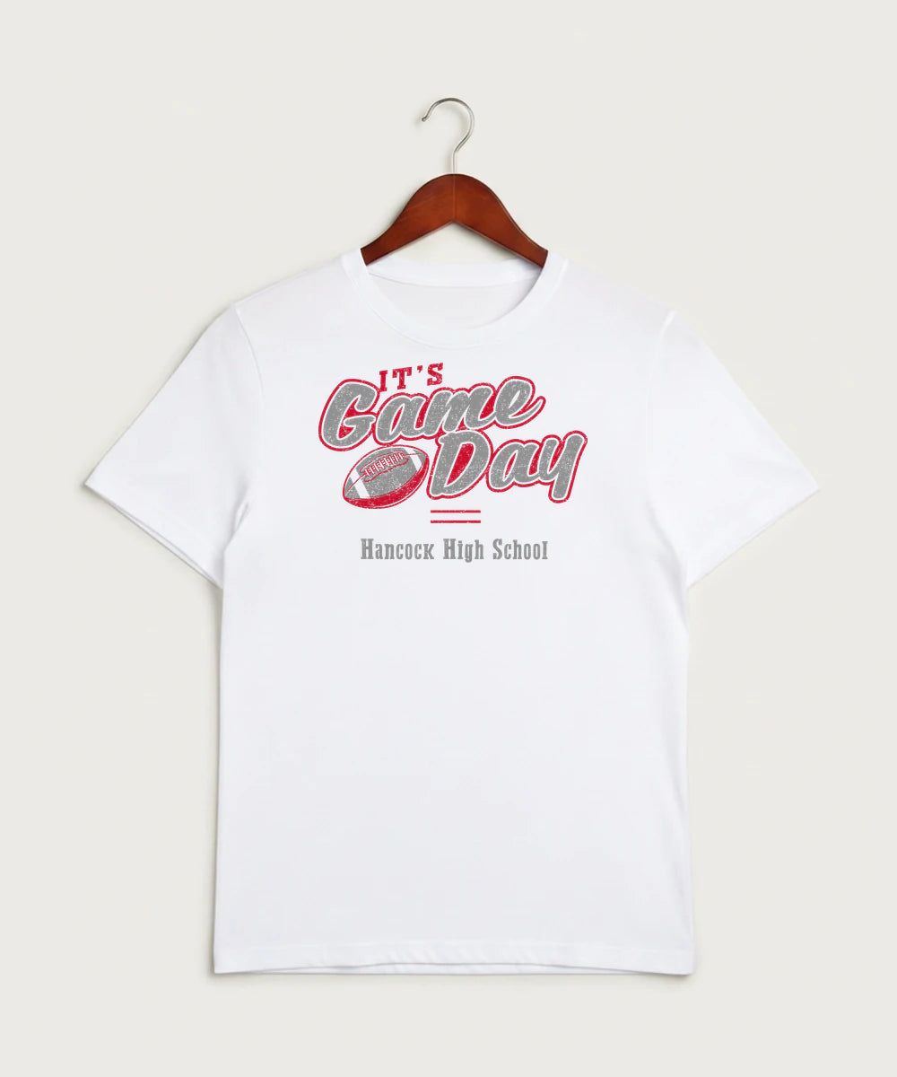 Hancock High School Football (Boys) - White Sport-Tek PosiCharge Competitor Tee. ST350