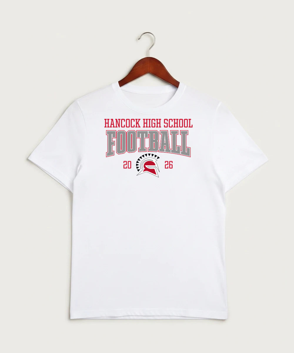 Hancock High School Football (Boys) - White Sport-Tek PosiCharge Competitor Tee. ST350