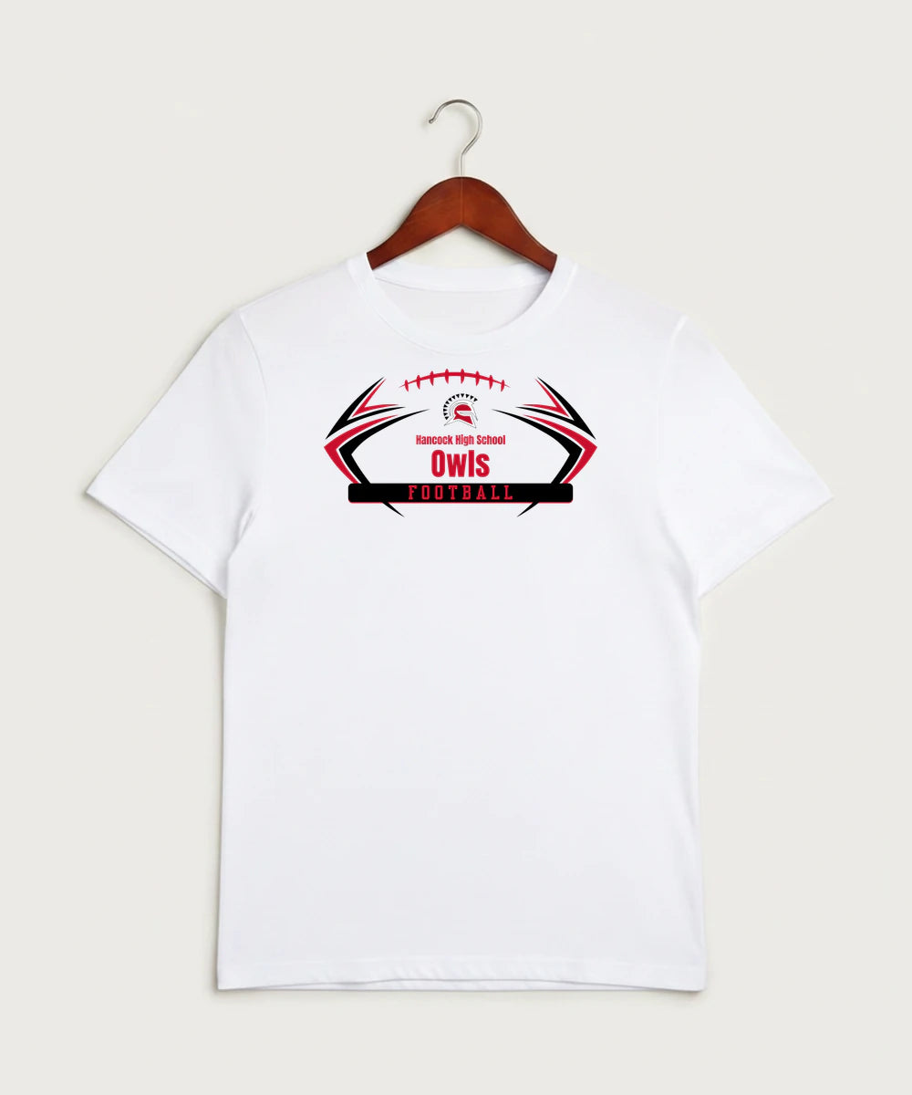 Hancock High School Football (Boys) - White Sport-Tek PosiCharge Competitor Tee. ST350
