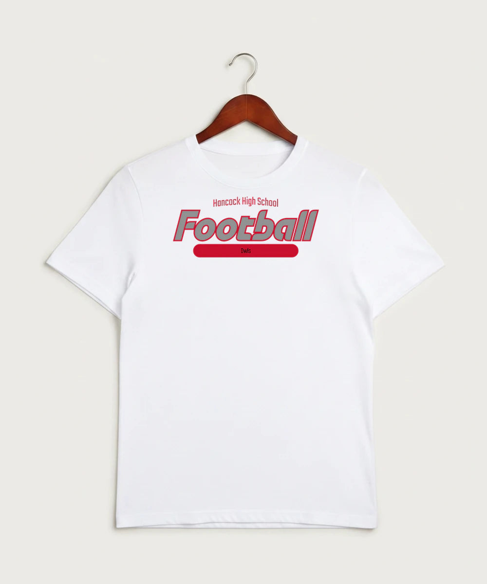 Hancock High School Football (Boys) - White Sport-Tek PosiCharge Competitor Tee. ST350
