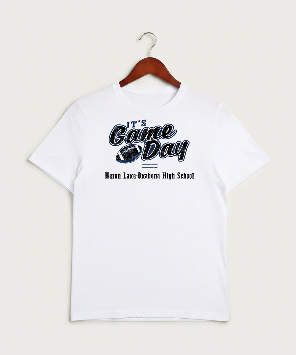 Heron Lake-Okabena High School Football (Boys) - White Sport-Tek PosiCharge Competitor Tee. ST350