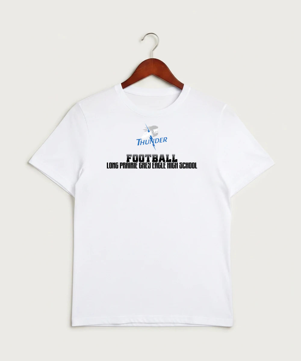 Long Prairie Grey Eagle High School Football (Boys) - White Sport-Tek PosiCharge Competitor Tee. ST350