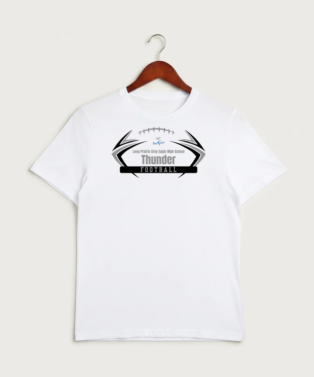 Long Prairie Grey Eagle High School Football (Boys) - White Sport-Tek PosiCharge Competitor Tee. ST350