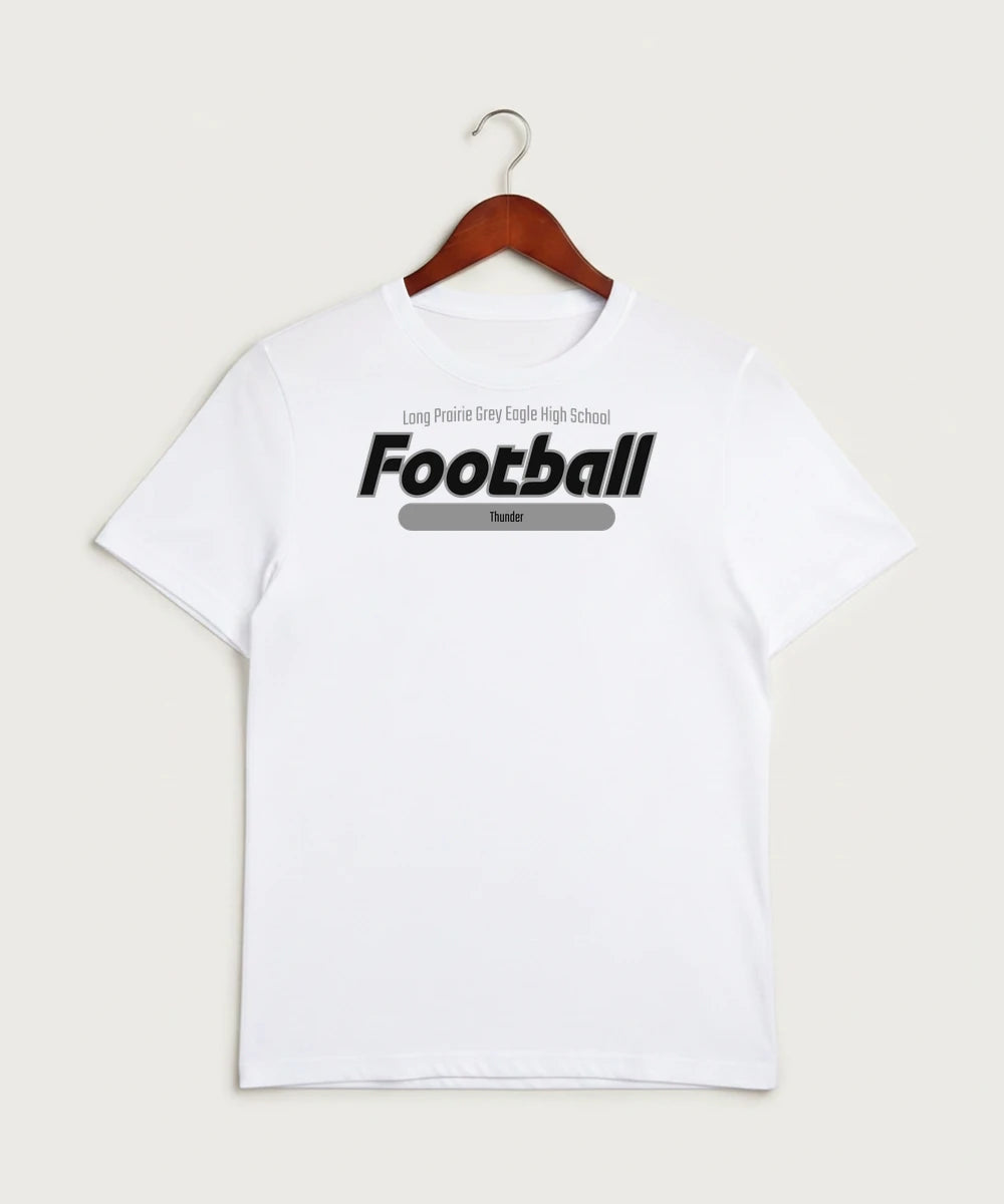 Long Prairie Grey Eagle High School Football (Boys) - White Sport-Tek PosiCharge Competitor Tee. ST350