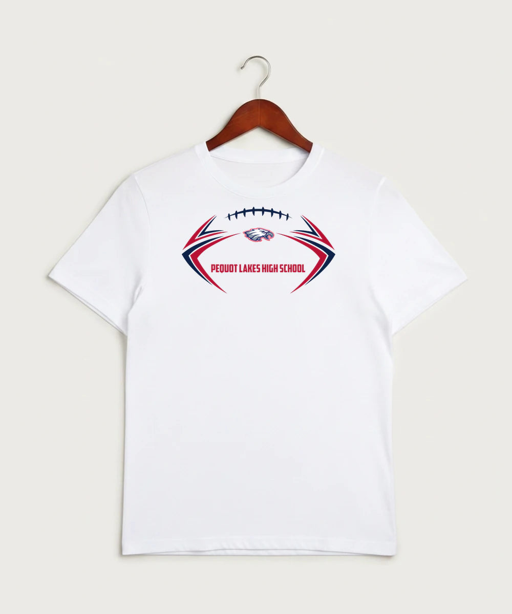 Pequot Lakes High School Football (Boys) - White Sport-Tek PosiCharge Competitor Tee. ST350
