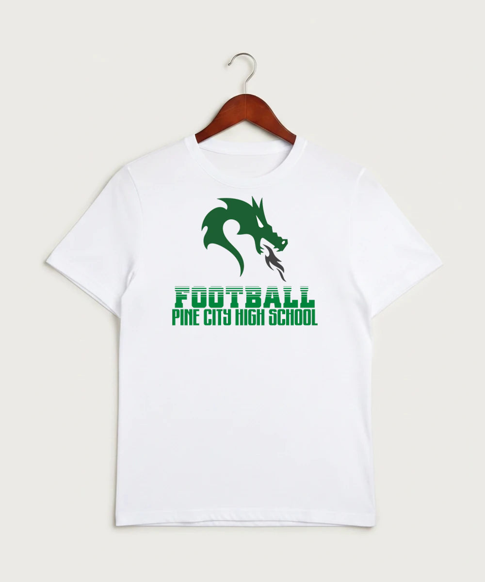 Pine City High School Football (Boys) - White Sport-Tek PosiCharge Competitor Tee. ST350